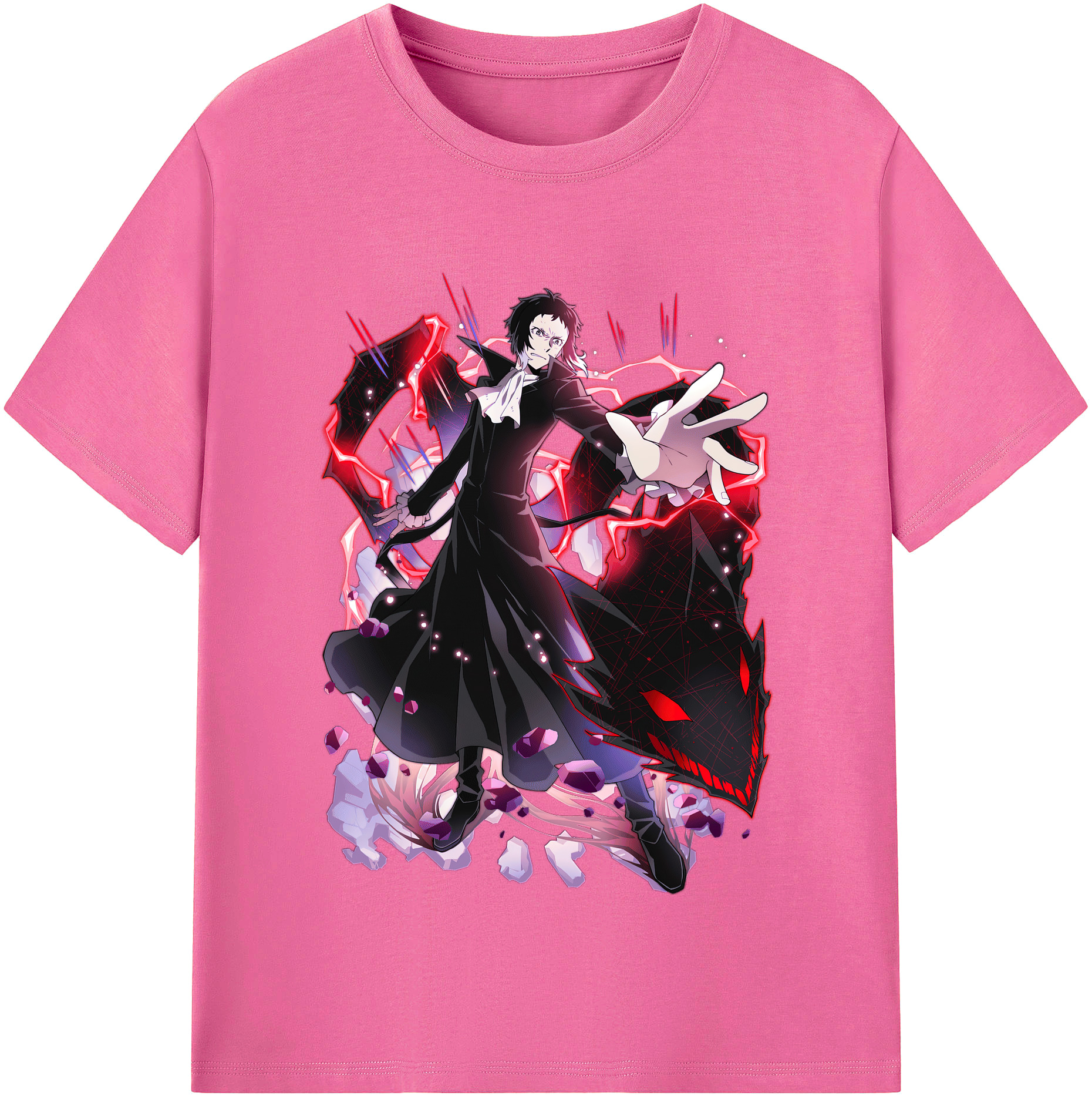 （画像用） 文豪ストレイドッグス Bungo Stray Dogs レディースカジュアルプリントTシャツ（綿100％）